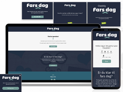 Father's Day campaign ad design farjokes farsdag fathersday gamification identity leadfamly