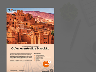 Marokko helside ad design newspaper travel