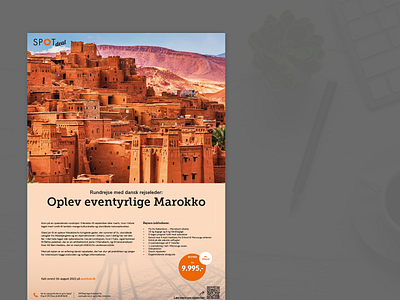 Marokko helside ad design newspaper travel