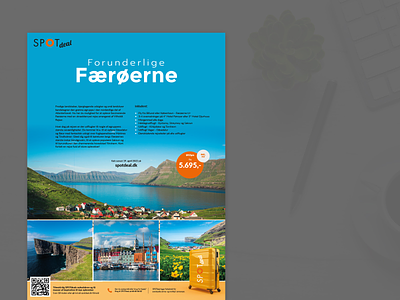 Færøerne helside ad design newspaper travel