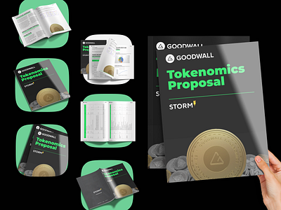 GoodWall Token branding design illustration product design typography