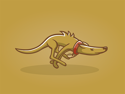 Lurcher character dog fast furry illustration illustrator lurcher run vectors
