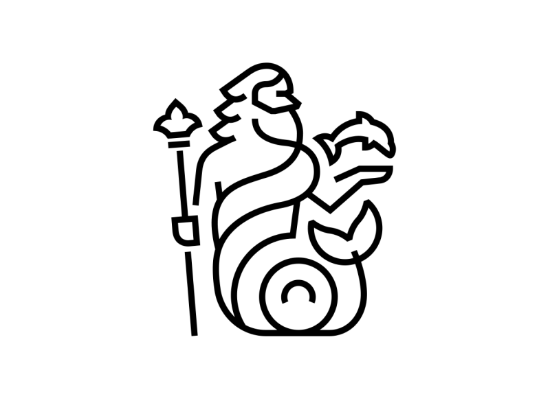 Nereus WIP animation logo logotype symbol wip ancient mythology neptune nereus ocean process sea