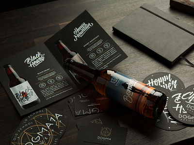 Dogma Brewery Branding beer bestofpackaging branding brandingdesign calligraphy designspiration labeldesign lettering packageinspiration packaging packagingdesign type