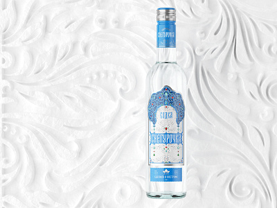 Vodka Snegurochka branding brandingdesign illustration lettering packaging packagingdesign russian unblvbl vodka