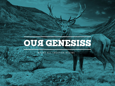 Dribble Ourgenesiss brand company deer design genesiss green identity logo nature new our visual