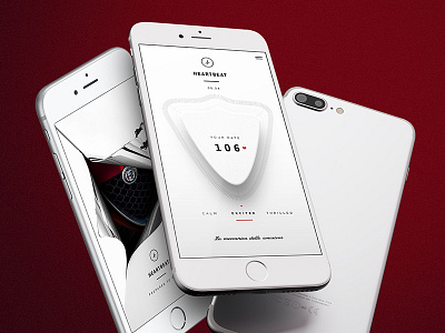 Alfa Romeo app art direction car design minimal mobile ui ux webdesign