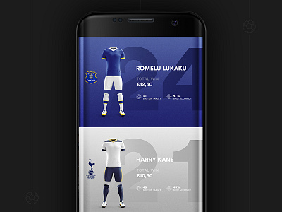 Pick your Scorer art direction design digital game mobile product soccer webdesign