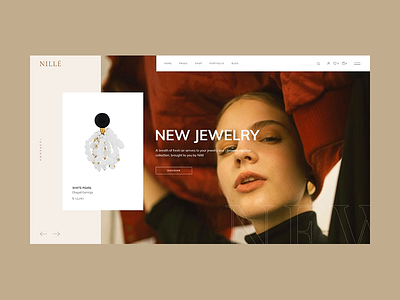 Nillé - main home animation clothing store ecommerce fashion shop qode interactive select themes shop slider store ui ux visual design woocommerce