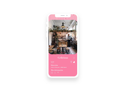 Coffee app app coffee design info pink ui ui design ux ux design