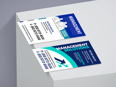 Business card design for Australia based management company branding card corporate creative design graphic design illustration logo typography vector