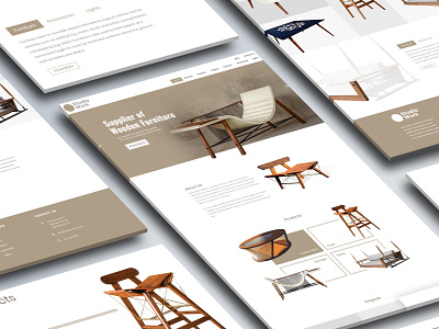 Furniture Studio @ California branding creative design furniture graphic design illustration logo modern typography ui ux vector website