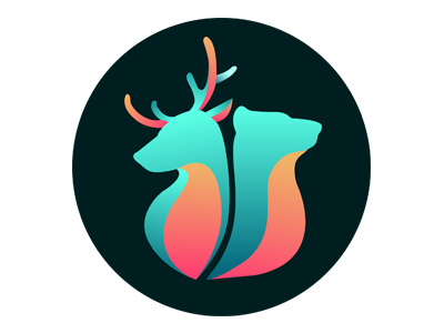 Deer Bear Logo bear branding deer logo