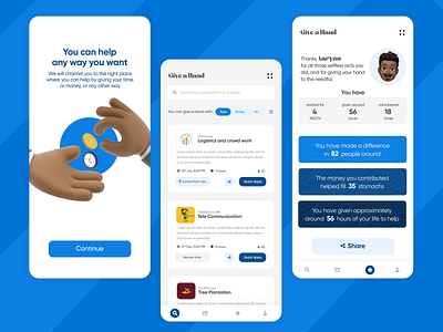 Volunteering App || Give a hand