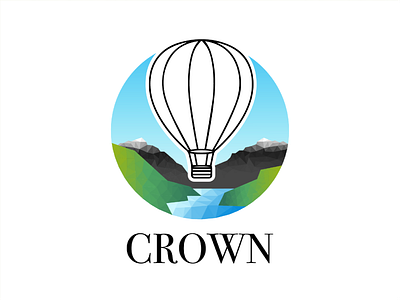 crown logo branding design illustration