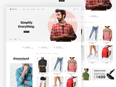 E-commerce minimal website banner ad banner ads branding design ecommerce illustration product ui ux website website banner