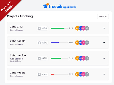 Project tracking ui elements in dashboard crm crm dashboard dashboard elements project dashboard task dashboard tracking dashboard ui