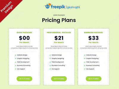 Pricing Plans compare price price price table table design tag