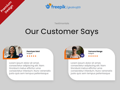 Testimonials design comments customer say customers feedback saying testimonials design ui