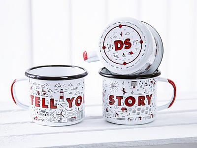 DS Enamel Mug