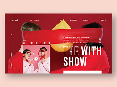 With Show Page animation app branding design typography ui ui design ux vector web app web design website