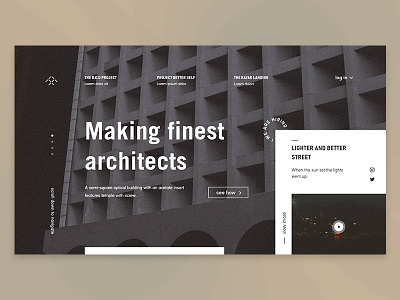 Architecture Design. app design interface typography ui ux vector web web app web design website