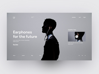 Earphones Landing Page