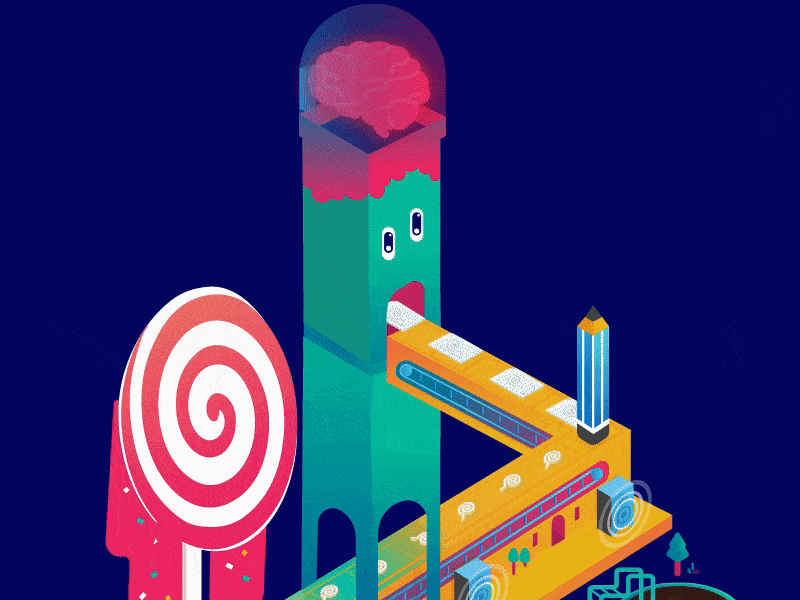The Lollypop Factory | ESTD. 2013 debut design gif illustration lollypop ui ux