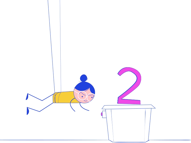 Countdown animation- 2 days to go animation countdown ui visual design