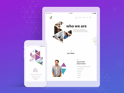 Responsive Design- Service Industry landing page responsive design service industry ui design ui ux uiux design visual design