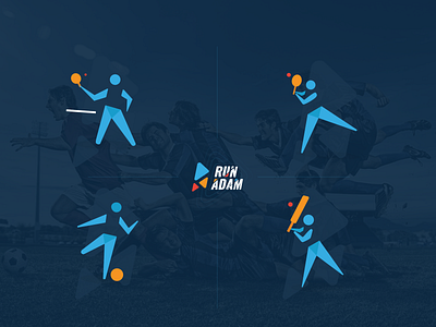 Sporttech Illustrations branding illustration sports app ui design visual design