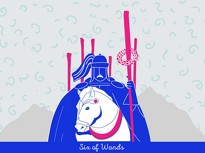 Six of Wands animation branding illustration