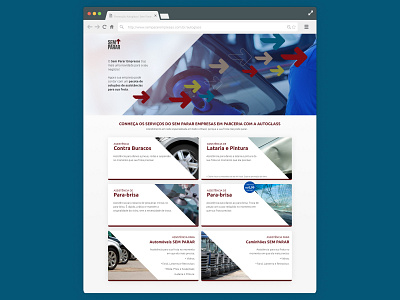 Landing Page of service partnership design figma interface landingpage ui ux design website