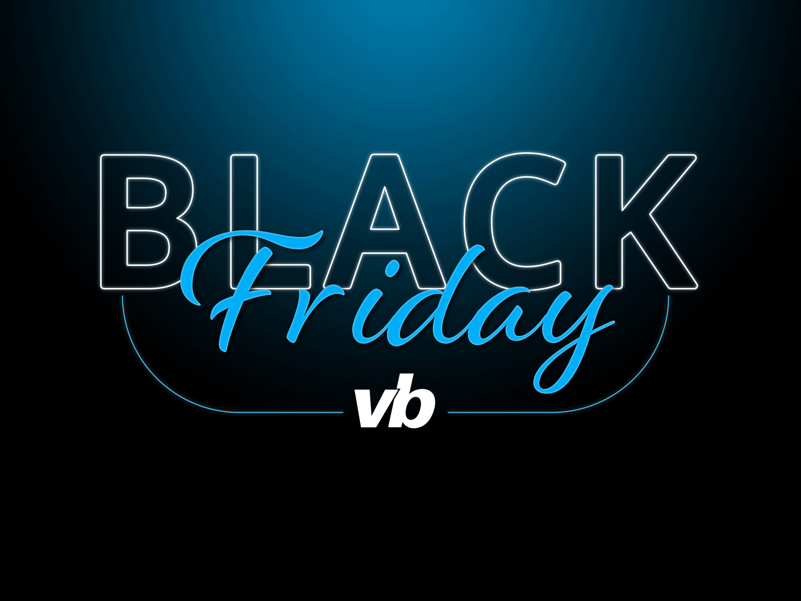 Black Friday VB brand design gif animated interface landingpage photoshop