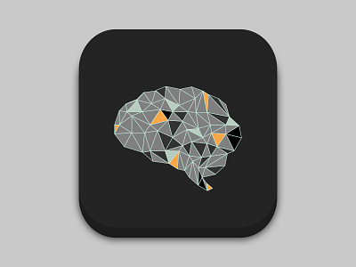 Brain Food Icon app branding icon ios