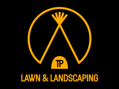 TP Lawn & Landscaping brand identity branding logo symbol