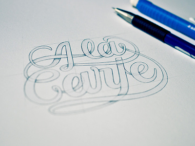 A la Carte. doodle draw dune dunedzn handmade ink letter lettering letters sketch sketchbook typography
