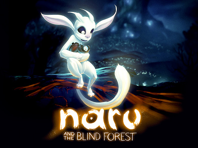 Naru and the blind forest blind charadesign color dune forest gang illustration microsoft ori photoshop sosoa videogame