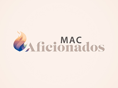 Logo Macaficionados apple dune flame france gang heat identity logo love mac passion type