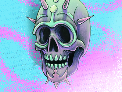 Tururuuuuu drawing illustration painting skeleton sketch skull