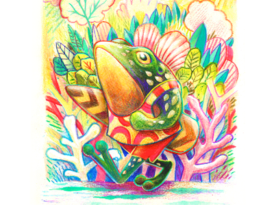 Come back Acapulco acapulco character design draw drawing frog illustration