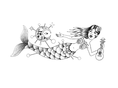 Acaescondido design drawing groenewold illustration logo mexico portrait sketch tattoo
