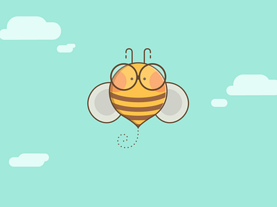 Bee illustration illustration