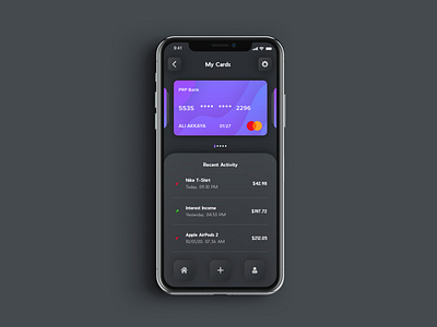 Banking App | Dark Mode