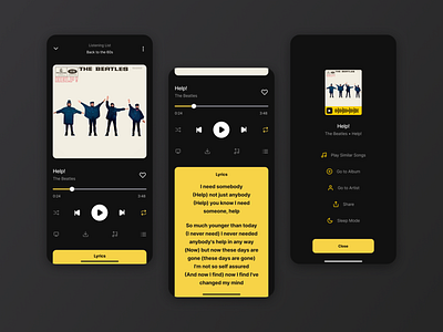 Music Player Turkcell Fizy App album app mobile music play player playlist spotify turkcell ui ui design