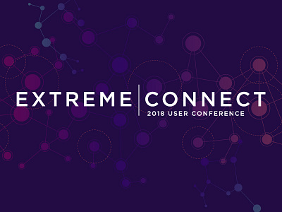 Extreme Connect User Conference logo conference logo event design logo