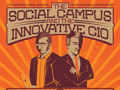 CIO Poster illustration poster social