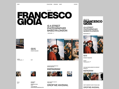 Fransesco Gioia Homepage