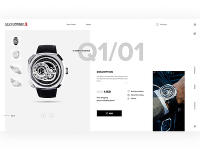 Sevenfriday ecommerce interaction ui ui ux web design