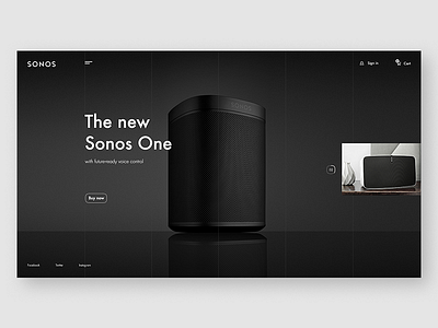 Sonos ui uiux ux webdesign